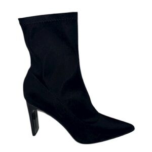 ankle sock booties High Heel Sock Boots Wide fit size US 10   EU 41 or UK 8 NWT